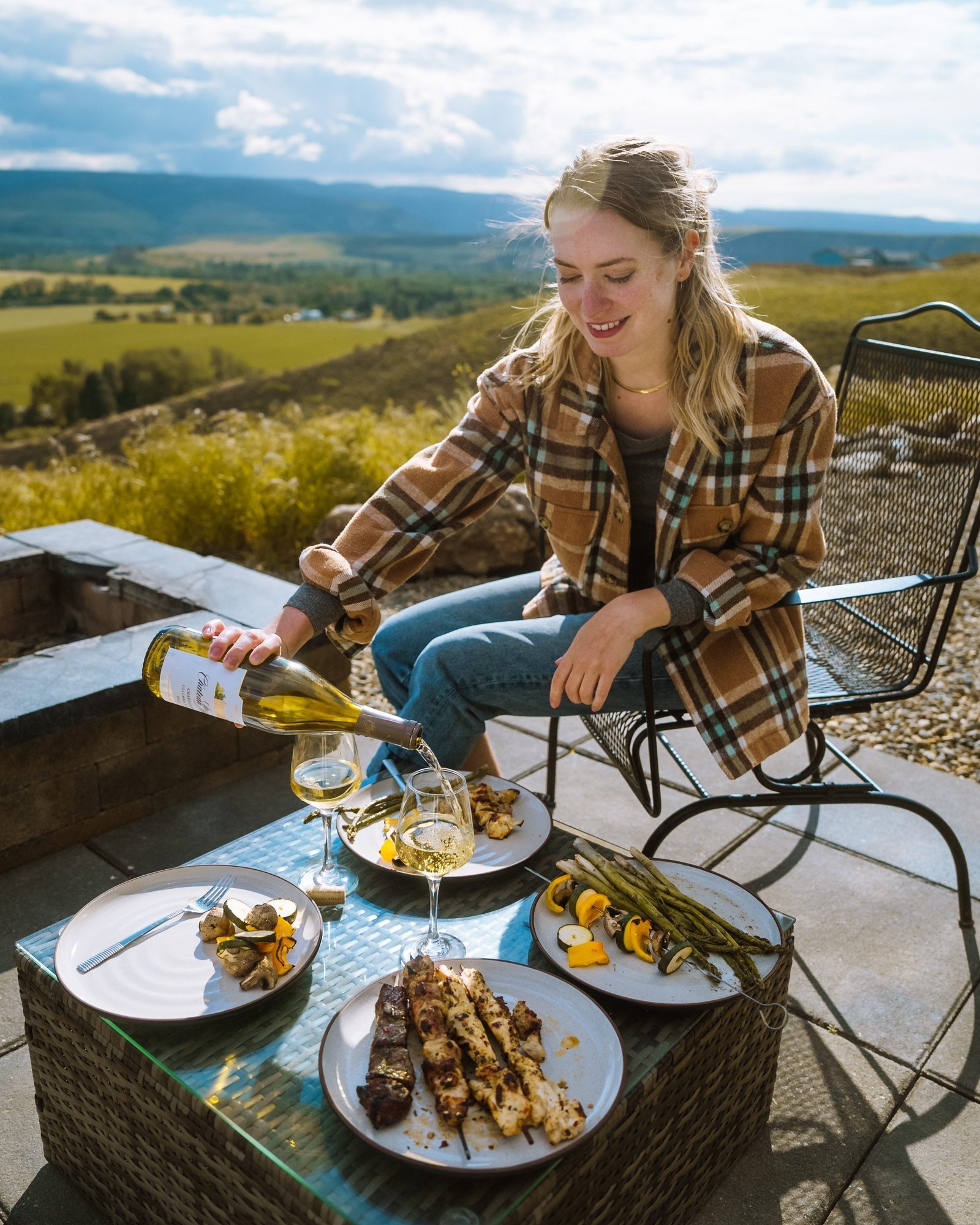 Outdoor dining at Deer Valley