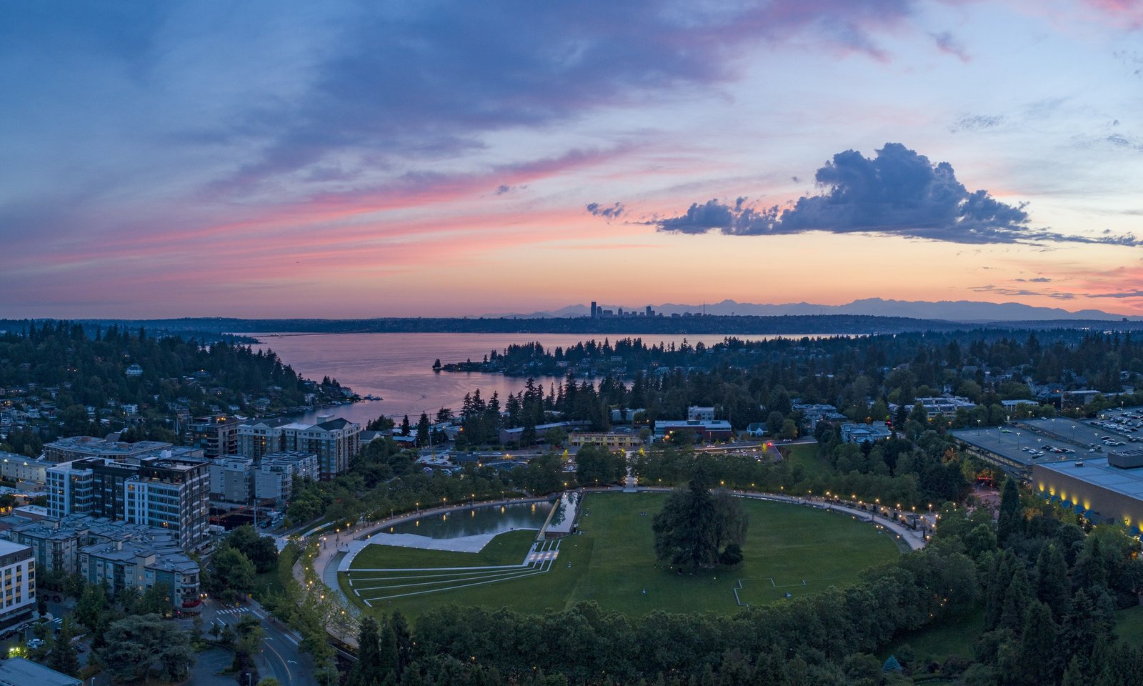 Bellevue bay and waterfront