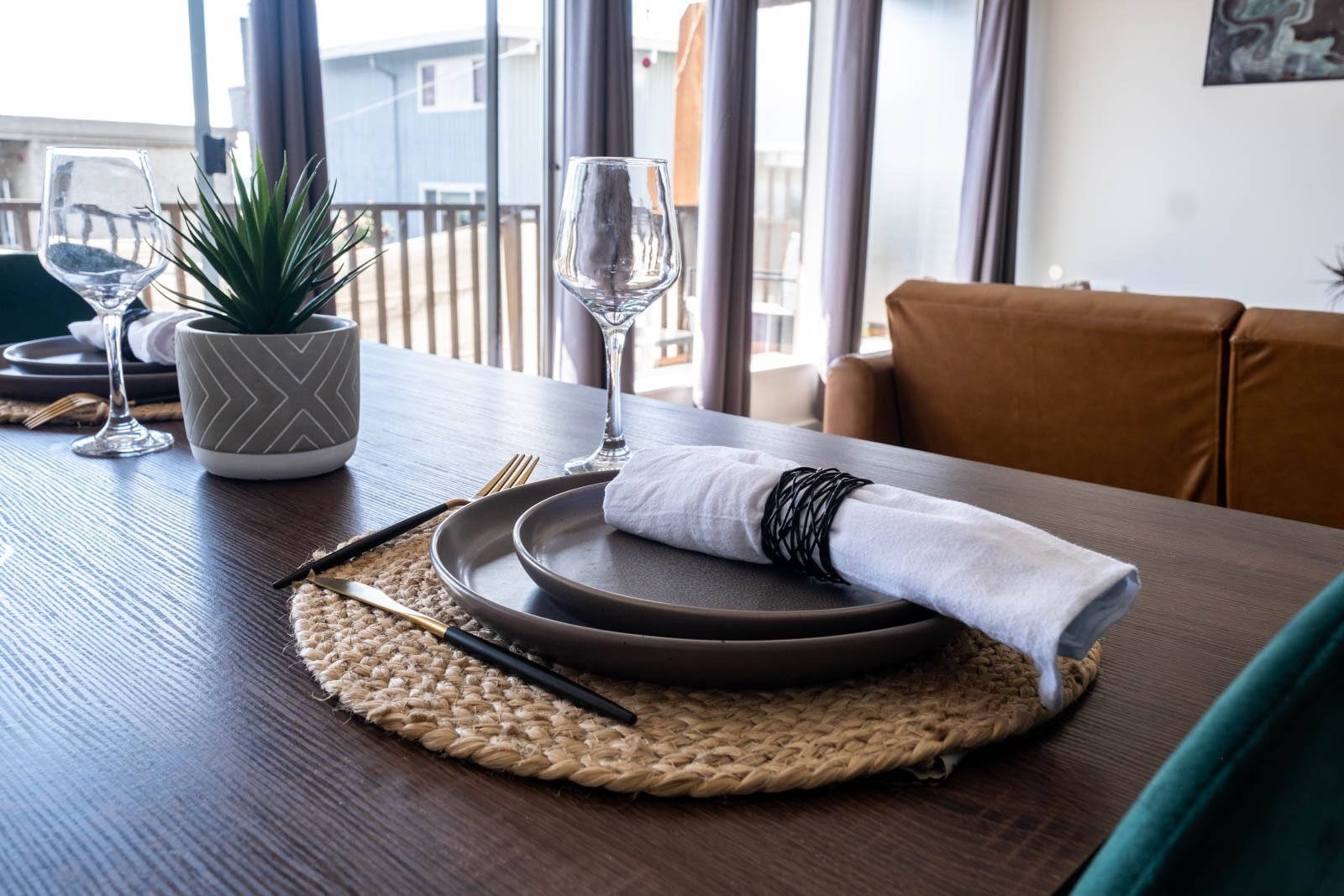 The Nest open living and sleeping area